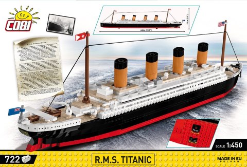 Klocki 722 elementy RMS Titanic 1:450