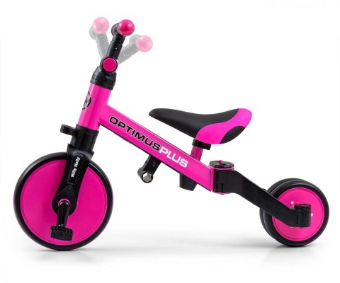 Rowerek Ride On - Bike 4w1 OPTIMUS PLUS Pink