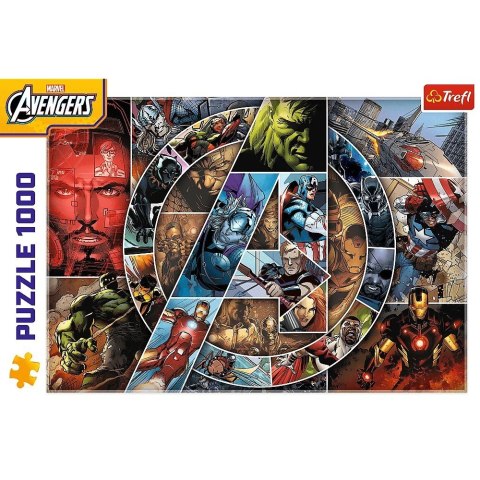 Puzzle 1000 elementów Avengers Bohaterowie