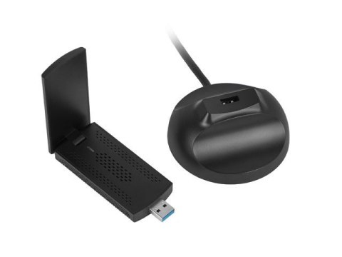 Karta sieciowa bezprzewodowa WIFI NC-3000-WI USB 3.0 AX3000 TRI-BAND 2 wewnętrzne anteny