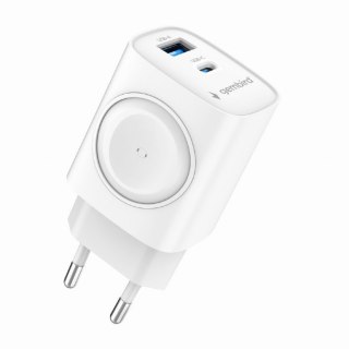 Ładowarka USB-A USB-C 20W PowerDelivery Quick Charge 3.0, biała