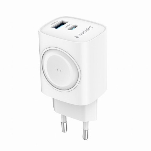 Ładowarka USB-A USB-C 20W PowerDelivery Quick Charge 3.0, biała