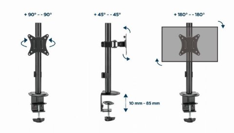 Ramię regulowane 17-32 cale 9kg