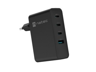 Ładowarka sieciowa Ribera GAN 3xUSB-C + 1x USB-A 100W czarna