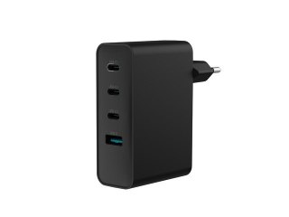 Ładowarka sieciowa Ribera GAN 3xUSB-C + 1x USB-A 100W czarna