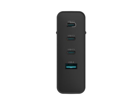 Ładowarka sieciowa Ribera GAN 3xUSB-C + 1x USB-A 100W czarna