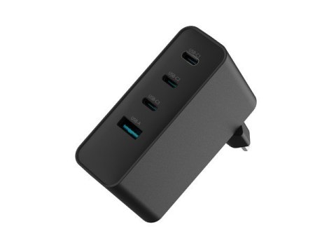 Ładowarka sieciowa Ribera GAN 3xUSB-C + 1x USB-A 100W czarna