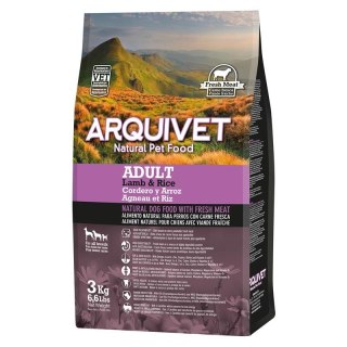 Arquivet Adult jagnięcina z ryżem 3 kg Arquivet