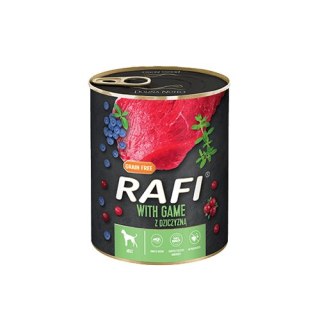 Rafi z dziczyzną, borówką i żurawiną 800 g Rafi