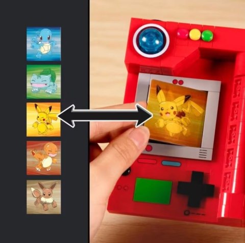 Klocki konstrukcyjne Pokemon Pokedex z Kanto