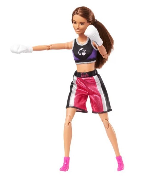 Lalka Barbie Made to move Bokserka