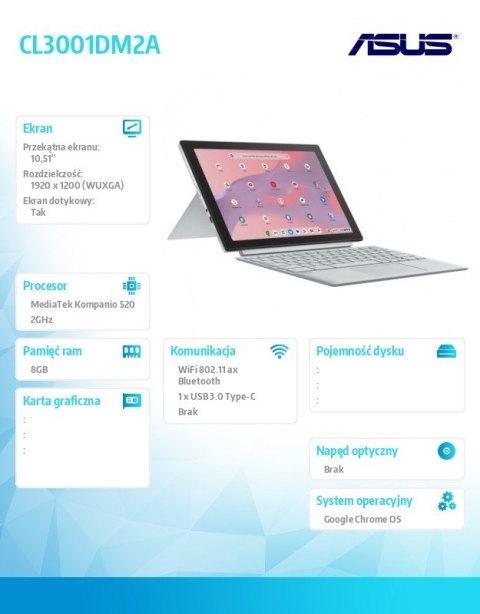 Notebook Chromebook CL3001DM2A-R70284