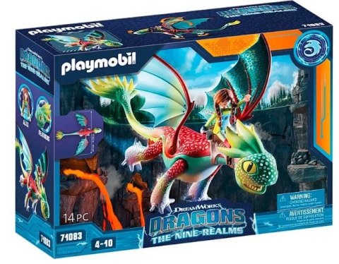 Zestaw z figurkami Dragons 71083 Feathers & Alex Zestaw z figurkami Dragons 71083 Feathers & Alex