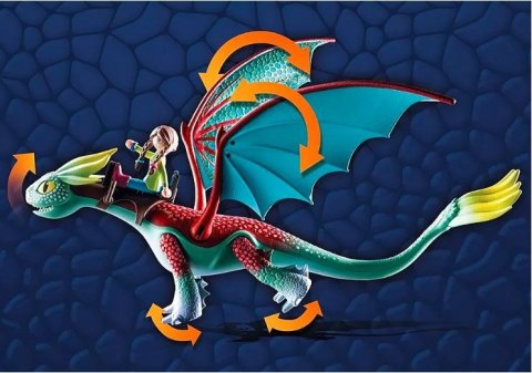 Zestaw z figurkami Dragons 71083 Feathers & Alex Zestaw z figurkami Dragons 71083 Feathers & Alex