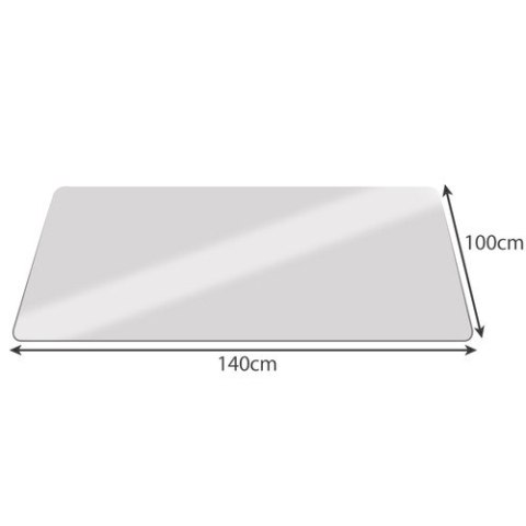 Mata ochronna pod krzesło 100x140cm RUHHY- mleczna Ruhhy