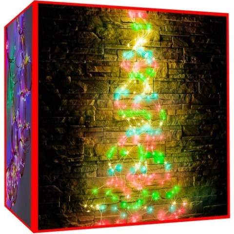 Lampki 200 LED - włosy anioła - multicolor 12V Iso Trade