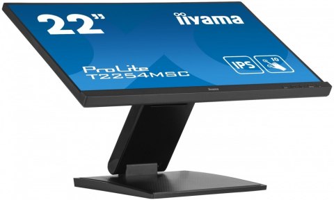 Monitor 21.5 cala T2254MSC-B1AG pojemnościowa 10 punktów, IPS, powłoka AG