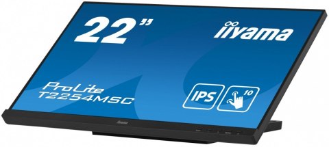 Monitor 21.5 cala T2254MSC-B1AG pojemnościowa 10 punktów, IPS, powłoka AG