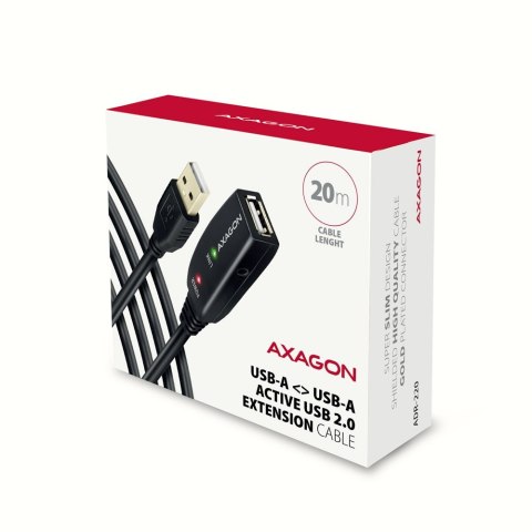 ADR-220 USB 2.0 A-M -> A-F aktywny kabel przedłużacz/wzmacniacz 20m