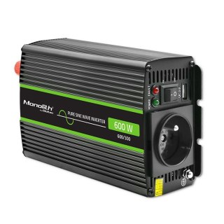 Przetwornica napięcia Monolith | 300W | 600W | 24V na 230V | Czysty Sinus