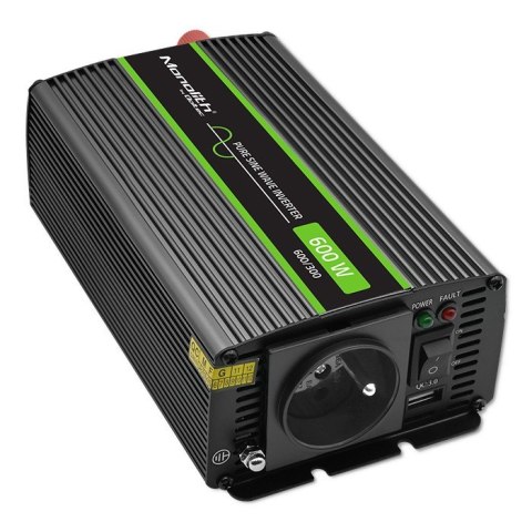 Przetwornica napięcia Monolith | 300W | 600W | 24V na 230V | Czysty Sinus