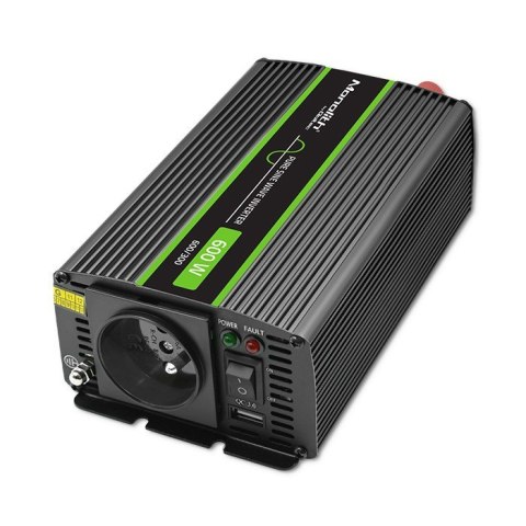 Przetwornica napięcia Monolith | 300W | 600W | 24V na 230V | Czysty Sinus