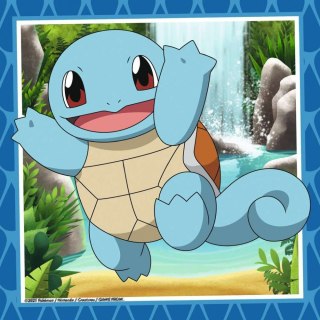 Puzzle 3x49 elementów Pokemony