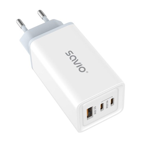 Ładowarka sieciowa USB GaN 65W, Quick Charge 4.0, Power Delivery 3.0, LA-07