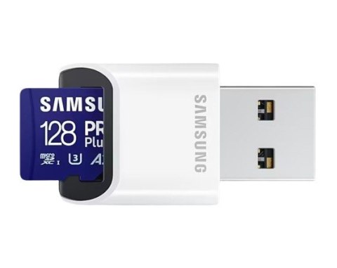 Karta pamięci microSD PRO Plus MB-MD128SB/WW 128GB + czytnik