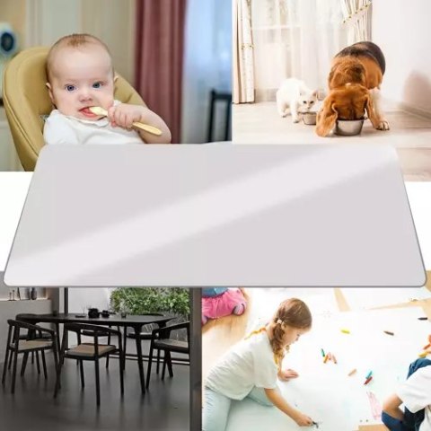 Mata ochronna pod krzesło 90x130cm RUHHY - mleczna Ruhhy Mata ochronna pod krzesło 90x130cm RUHHY - mleczna Ruhhy