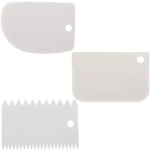 Patera obrotowa + 3 szpatułki do dekoracji ciast Ruhhy Patera obrotowa + 3 szpatułki do dekoracji ciast Ruhhy