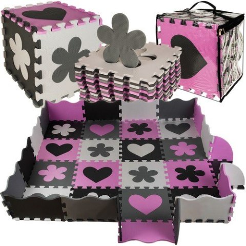 Puzzle piankowe 30x30cm 16el. P16134 Kruzzel Puzzle piankowe 30x30cm 16el. P16134 Kruzzel