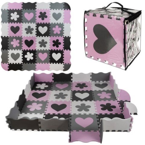 Puzzle piankowe 30x30cm 16el. P16134 Kruzzel Puzzle piankowe 30x30cm 16el. P16134 Kruzzel