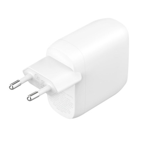 Ładowarka podwójna 30W USB-C, Power Delivery 60W biała