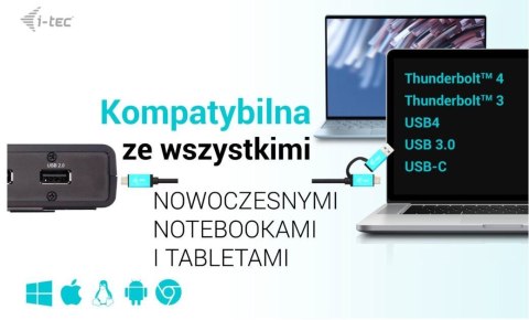 Stacja dokująca USB 3.0 / USB-C / Thunderbolt 2x HDMI + Power Delivery 100W