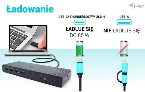 Stacja dokująca USB 3.0 / USB-C / Thunderbolt 2x HDMI + Power Delivery 100W