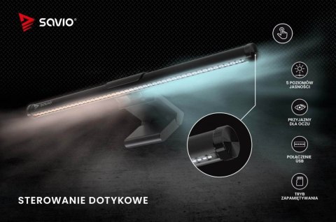 Lightbar LED Oświetlenie na monitor USB 5W LB-02 Lightbar LED Oświetlenie na monitor USB 5W LB-02