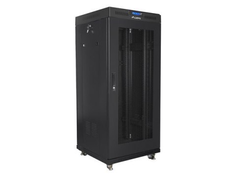 Szafa stojąca rack 19 27U 600x600 mm, czarna