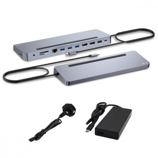 Stacja dokująca USB-C Metal Ergonomic 4K 3x Display Docking Station PD 100W