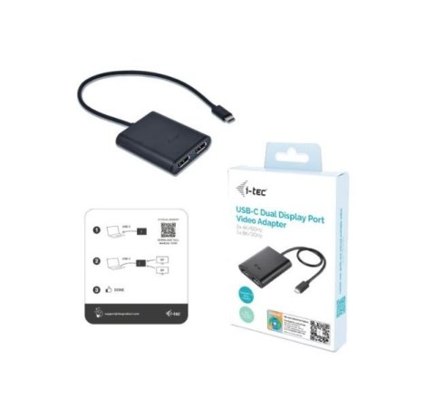 Stacja dokująca USB-C Dual 4K/60Hz (single 8K/30Hz) DP Video Adapter