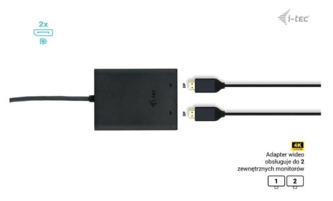 Stacja dokująca USB-C Dual 4K/60Hz (single 8K/30Hz) DP Video Adapter