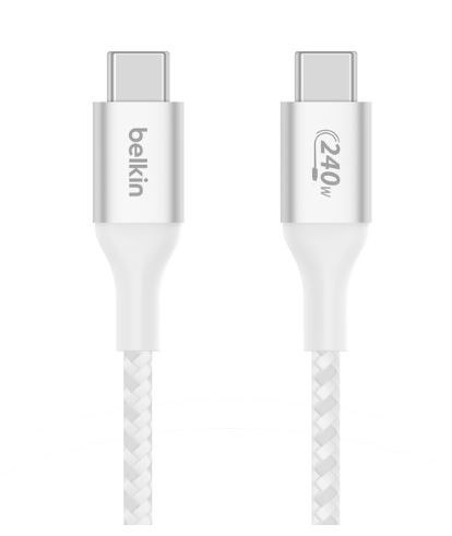 Kabel BoostCharge USB-C/USB-C 240W 1m biały