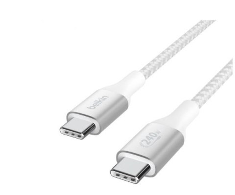 Kabel BoostCharge USB-C/USB-C 240W 1m biały