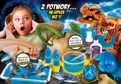 Zestaw edukacyjny Crazy Science - Rekiny i dinozaury