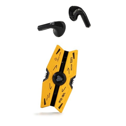 Słuchawki bezprzewodowe VB06 Mecha Series - Bluetooth V5.3 TWS z etui ładującym Żółte Słuchawki bezprzewodowe VB06 Mecha Series - Bluetooth V5.3 TWS z etui ładującym Żółte