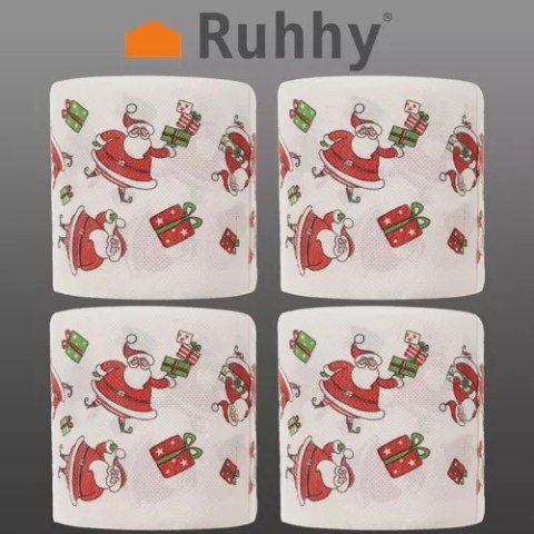 Papier toaletowy świąteczny- 4szt. 20353 Ruhhy Papier toaletowy świąteczny- 4szt. 20353 Ruhhy
