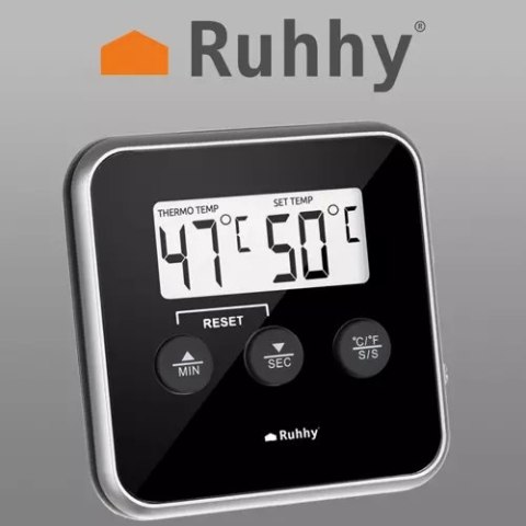 Termometr kuchenny z sondą Ruhhy 19155 Ruhhy Termometr kuchenny z sondą Ruhhy 19155 Ruhhy