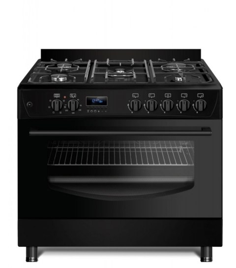 Kuchnia gazowo-elektryczna 90 cm KWGE-K90 Cheff Modern Black