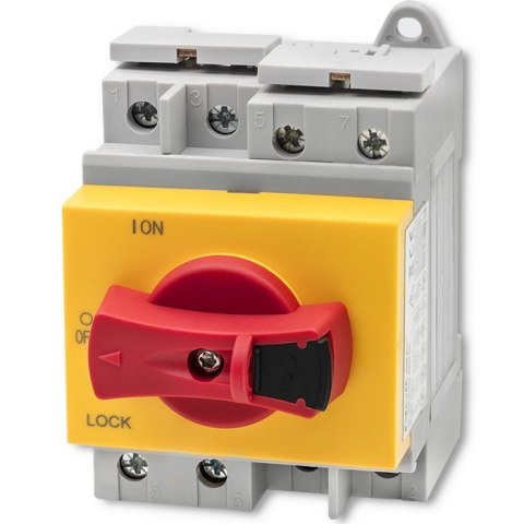 Rozłącznik izolacyjny DC z funkcją blokady | wyłącznik główny | 1200V | 32A | 8kV | 4P Rozłącznik izolacyjny DC z funkcją blokady | wyłącznik główny | 1200V | 32A | 8kV | 4P