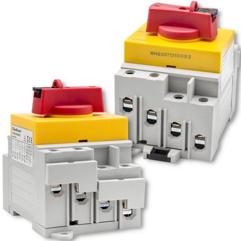 Rozłącznik izolacyjny DC z funkcją blokady | wyłącznik główny | 1200V | 32A | 8kV | 4P Rozłącznik izolacyjny DC z funkcją blokady | wyłącznik główny | 1200V | 32A | 8kV | 4P
